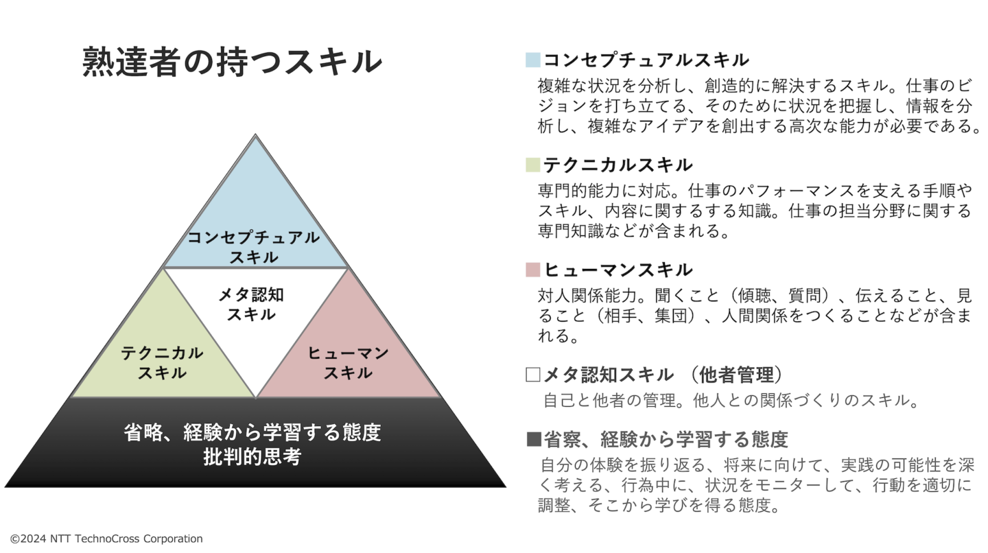 熟達者の持つスキル
